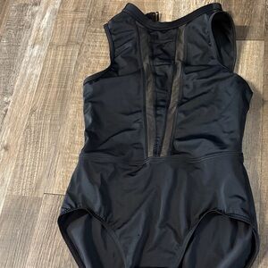 Black Sleeveless Bodysuit